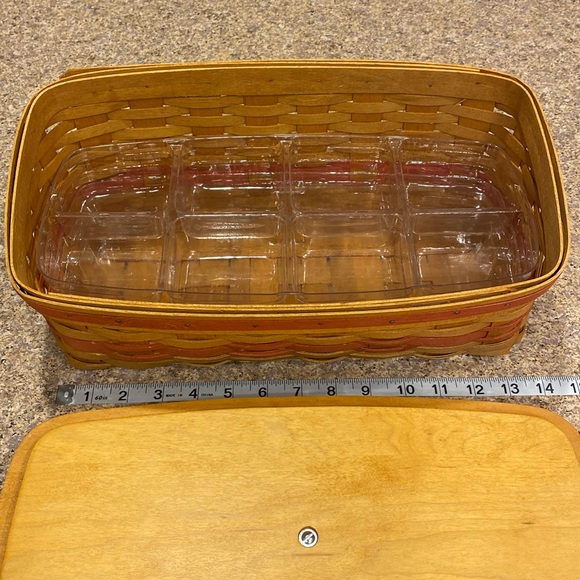 Vintage Longaberger Mother’s Day Vanity 1996 Basket, Protector Set and Lid USA - Picture 3 of 17